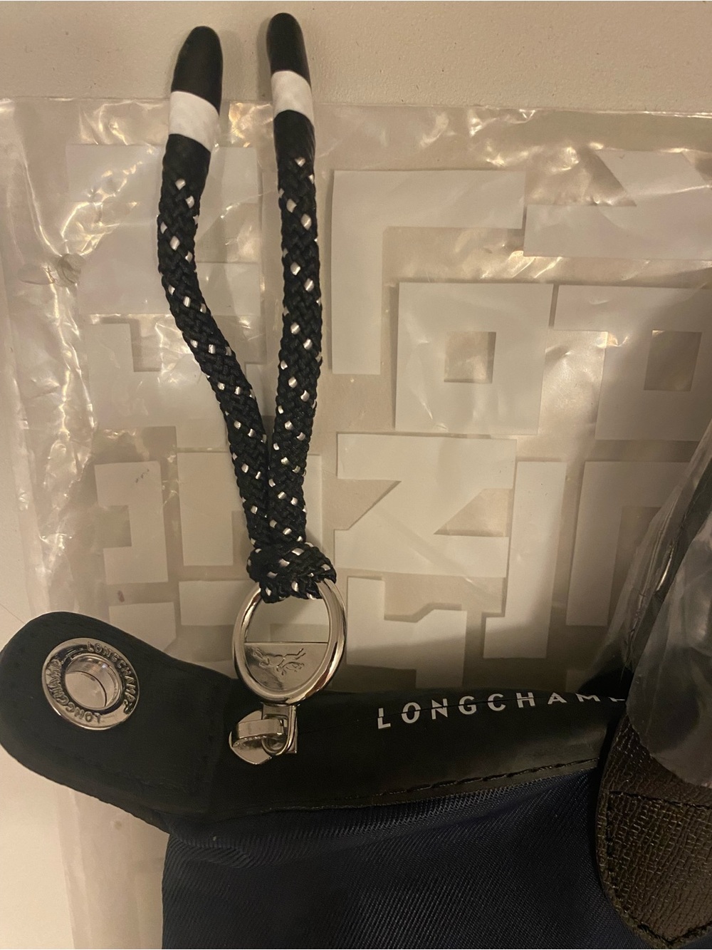 Longchamp LE PLIAGE ENERGY Small HANDBAG Navy Recycled canvas - Picture 5 of 9